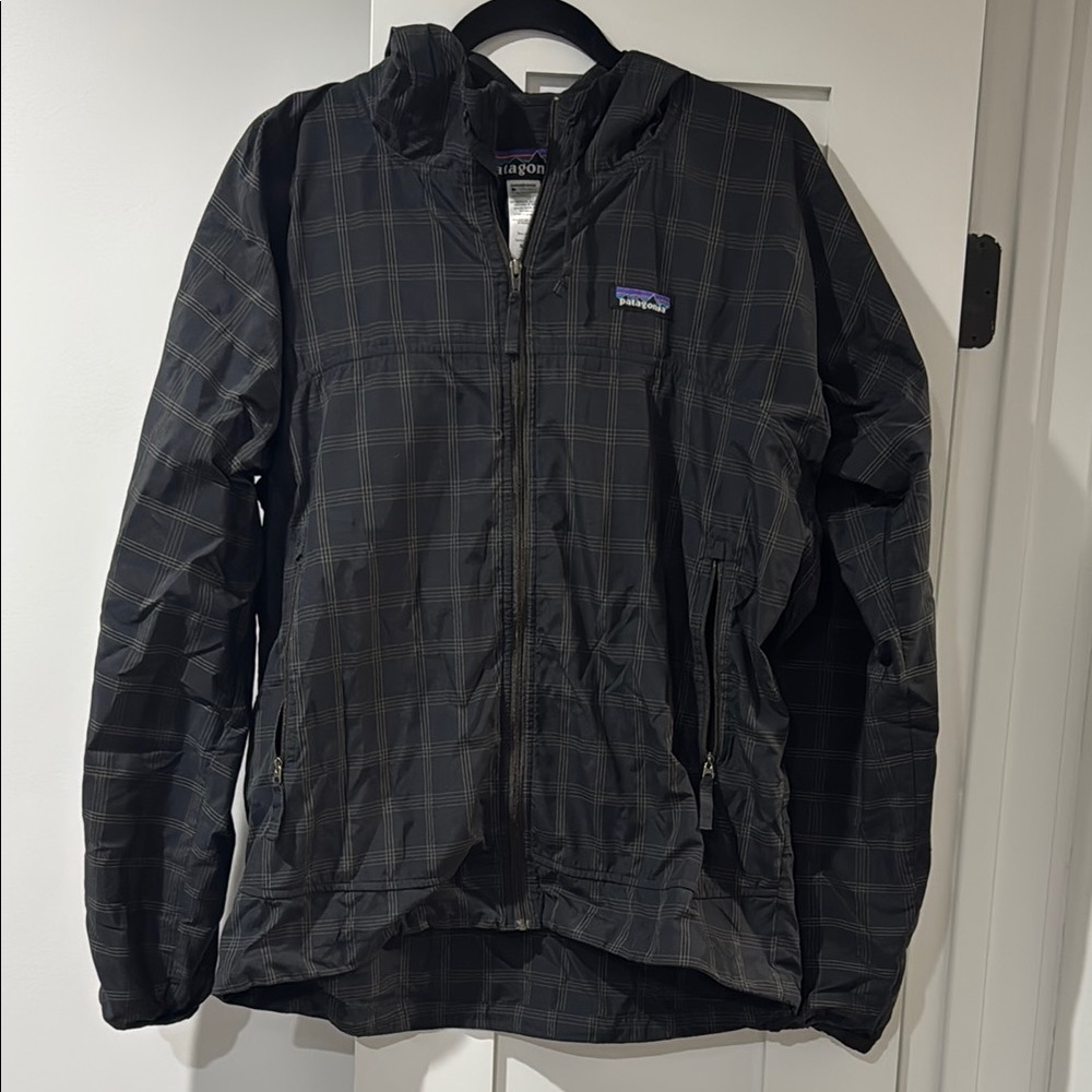 Patagonia Black Plaid Jacket